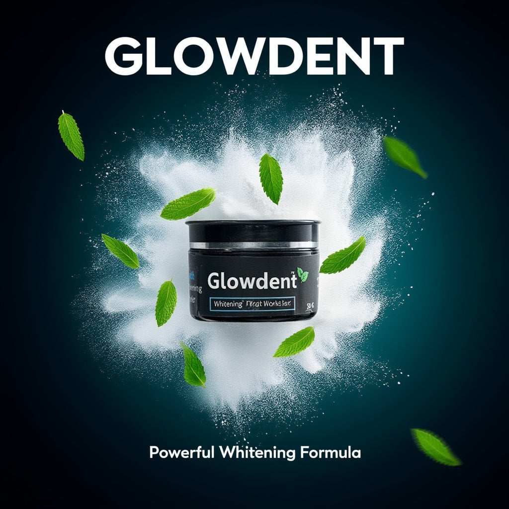 How to apply Glowdent charcoal teeth whitening powder on toothbrush